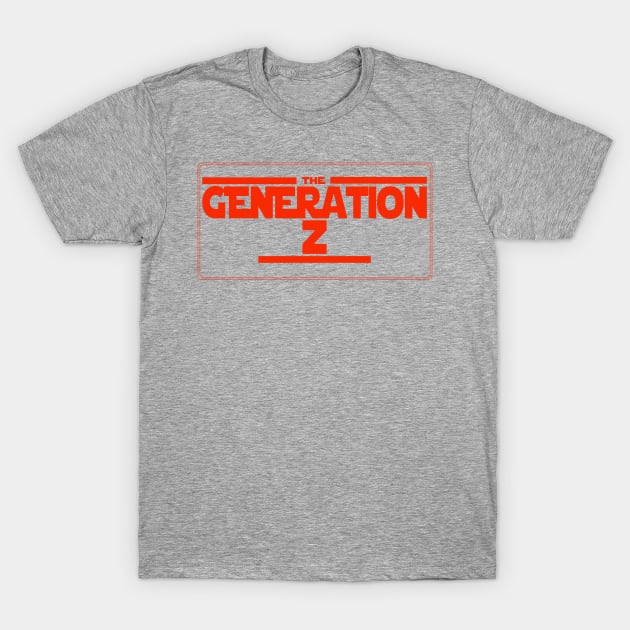 Generation Z T-Shirt by peekxel